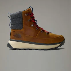 Botas De Nieve Impermeables De Piel Bergen Para Hombre-The North Face Discount
