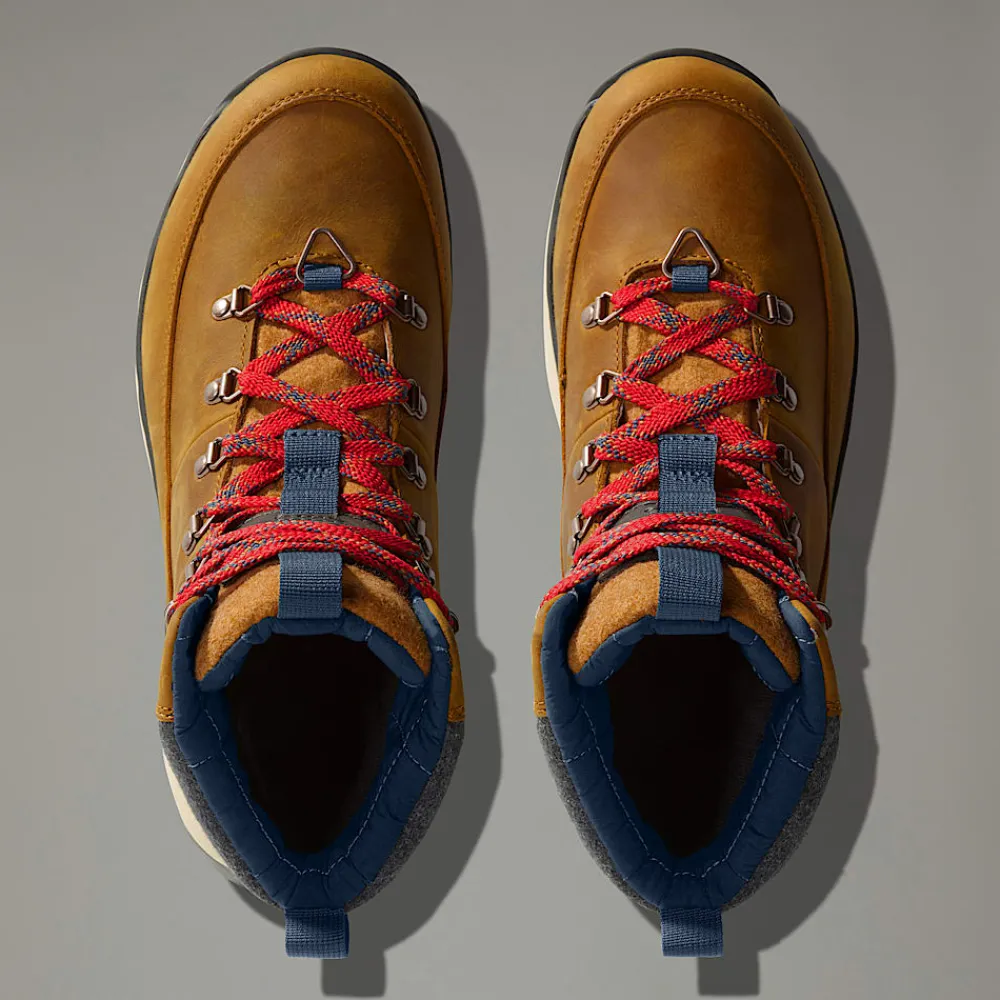 Botas De Nieve Impermeables De Piel Bergen Para Hombre-The North Face Discount