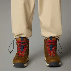 Botas De Nieve Impermeables De Piel Bergen Para Hombre-The North Face Discount