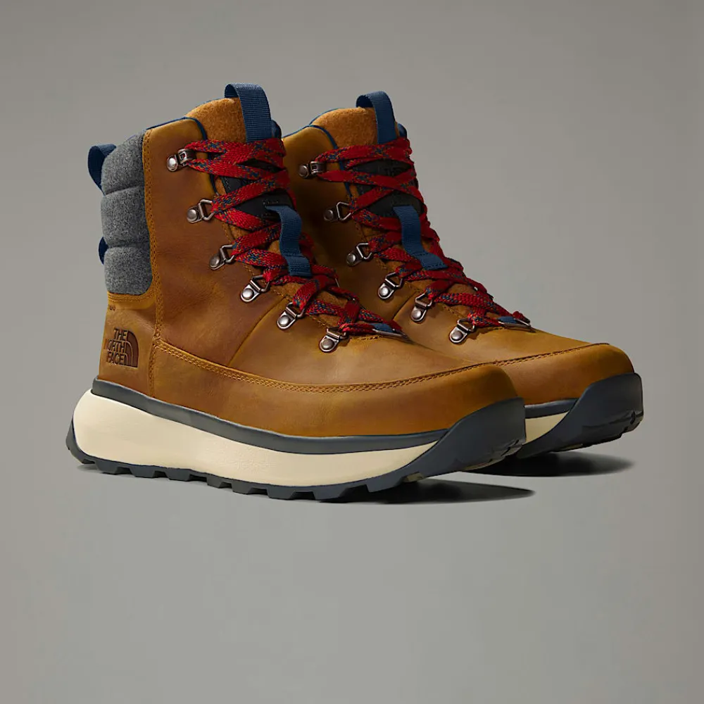 Botas De Nieve Impermeables De Piel Bergen Para Hombre-The North Face Discount