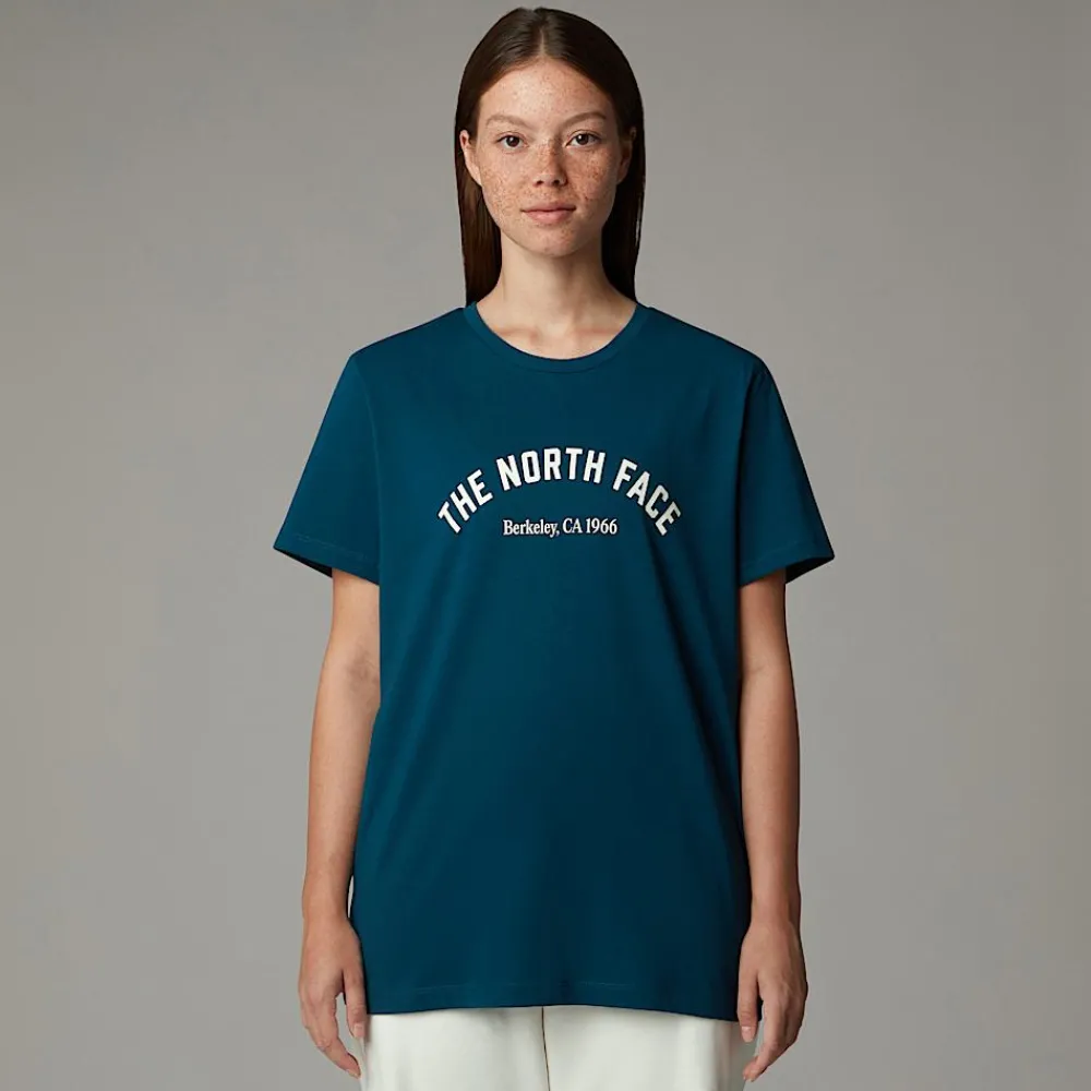 Camiseta Con Estampado Gráfico Varsity Para Mujer-The North Face