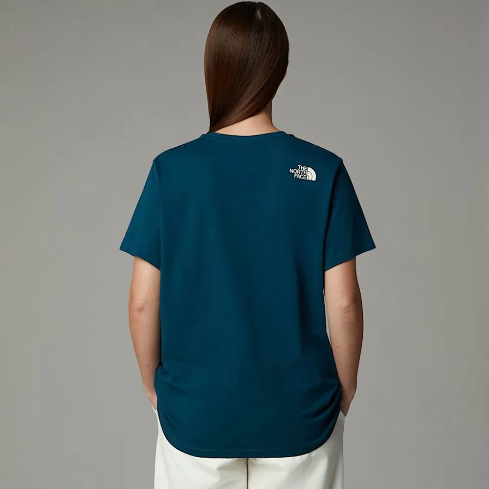 Camiseta Con Estampado Gráfico Varsity Para Mujer-The North Face