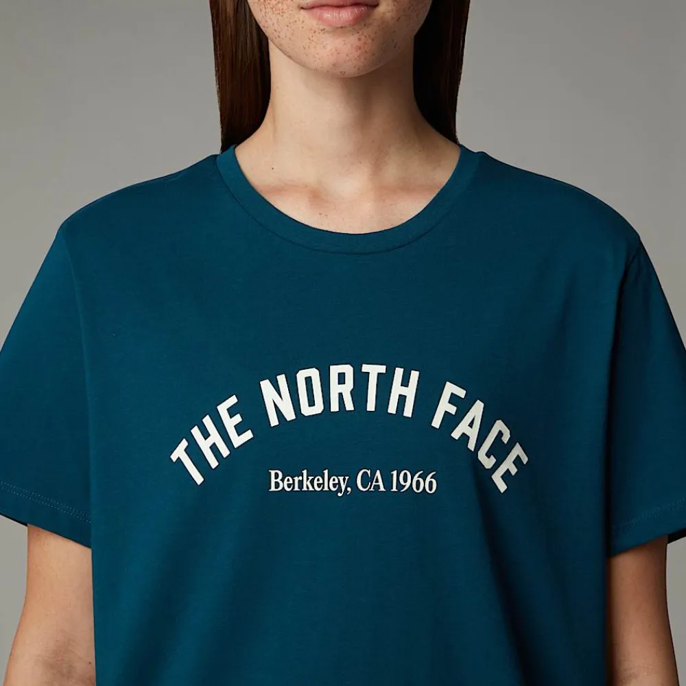 Camiseta Con Estampado Gráfico Varsity Para Mujer-The North Face