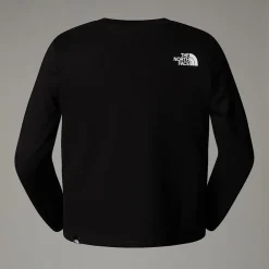 Camiseta Corta De Manga Larga Simple Dome Para Mujer-The North Face