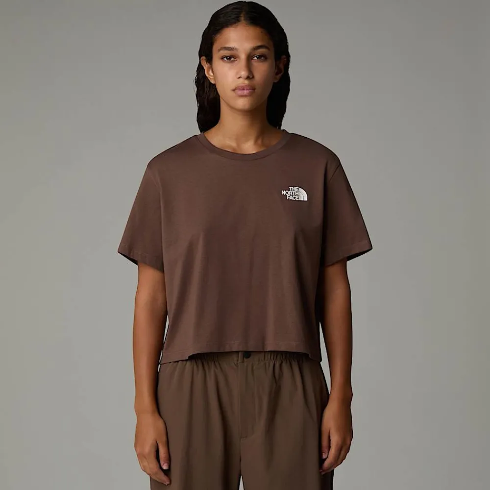 Camiseta Corta Simple Dome Para Mujer-The North Face Online
