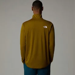 Camiseta De Manga Larga Con Cremallera De 1/4 24/7para Hombre-The North Face New
