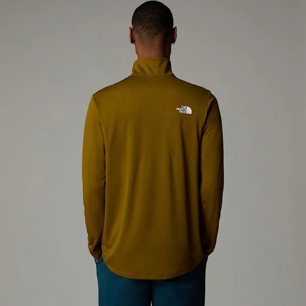 Camiseta De Manga Larga Con Cremallera De 1/4 24/7para Hombre-The North Face New