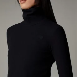 Camiseta De Manga Larga Con Cuello Alto Para Mujer-The North Face Best