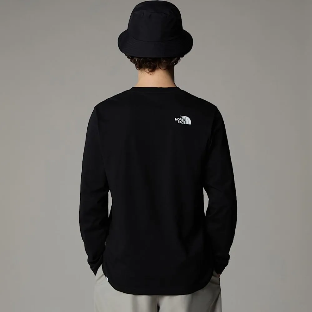 Camiseta De Manga Larga Simple Dome Para Hombre-The North Face New