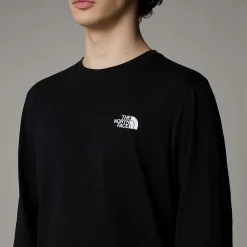 Camiseta De Manga Larga Simple Dome Para Hombre-The North Face New