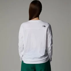 Camiseta De Manga Larga Simple Dome Para Mujer-The North Face New