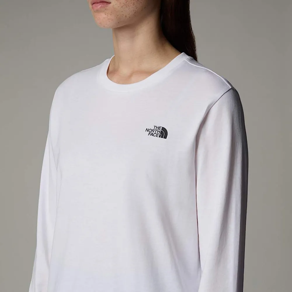 Camiseta De Manga Larga Simple Dome Para Mujer-The North Face New
