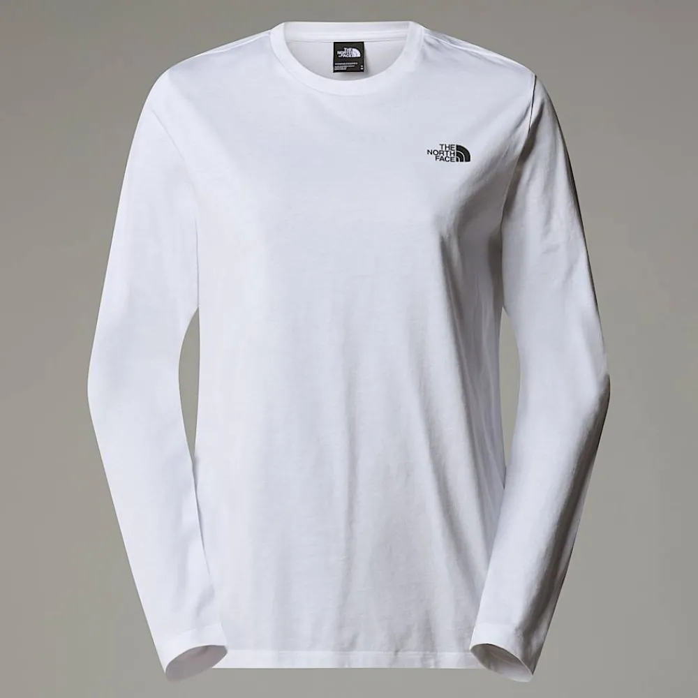 Camiseta De Manga Larga Simple Dome Para Mujer-The North Face New