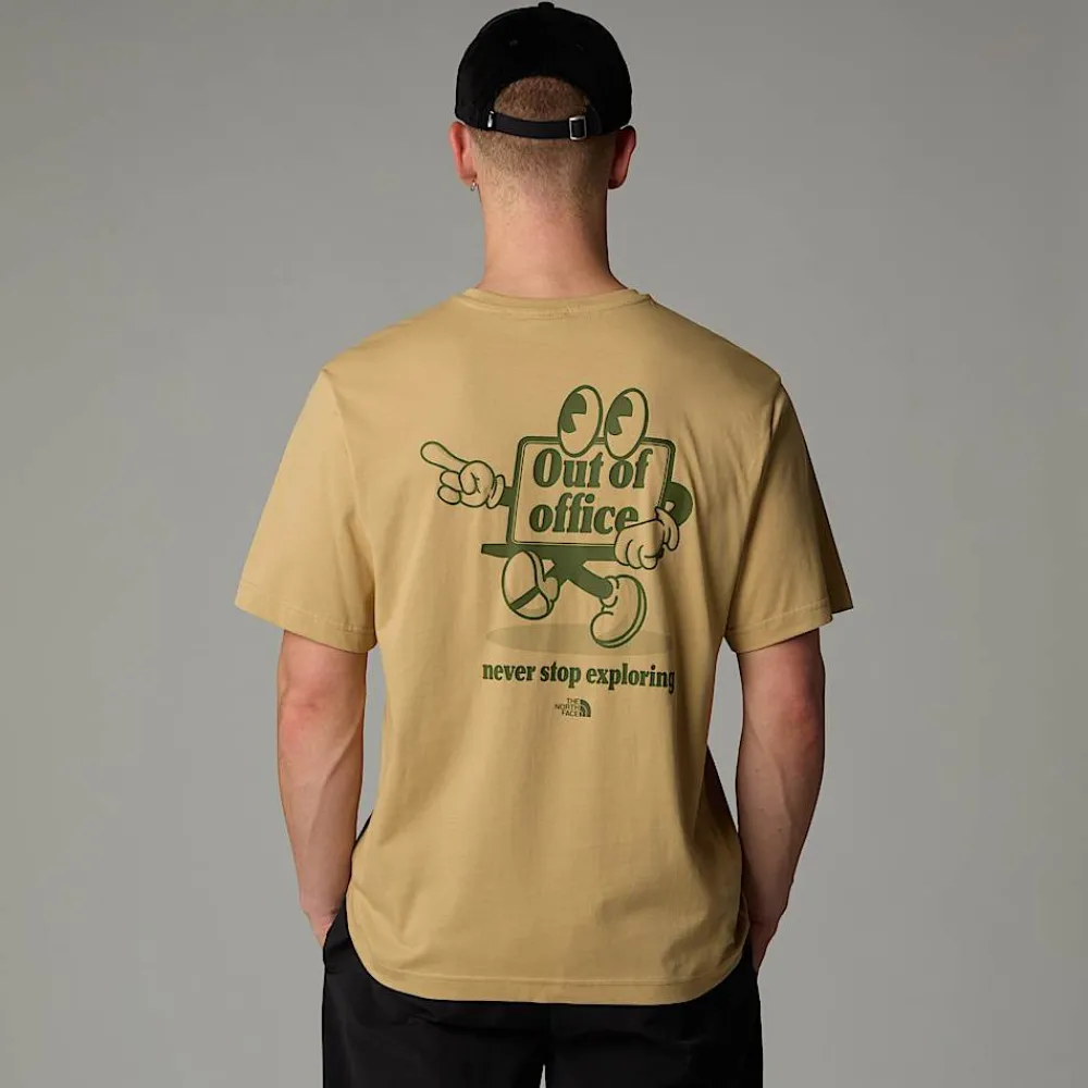 Camiseta Holgada Cartoon Para Hombre-The North Face Best