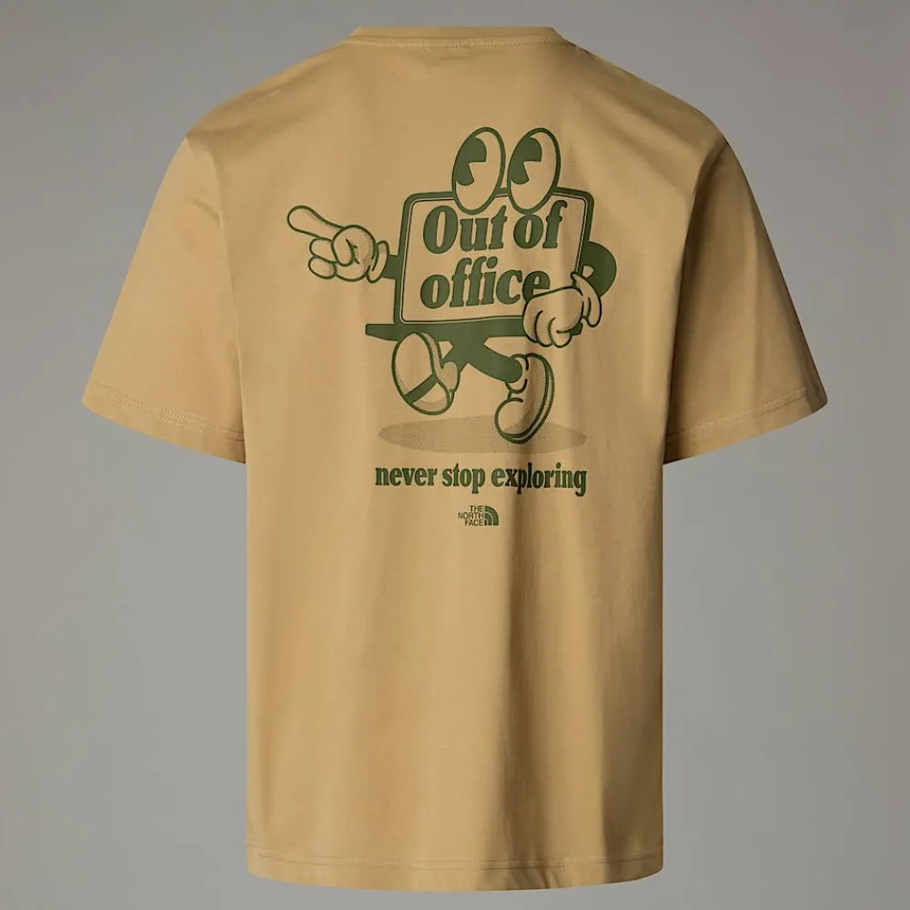 Camiseta Holgada Cartoon Para Hombre-The North Face Best