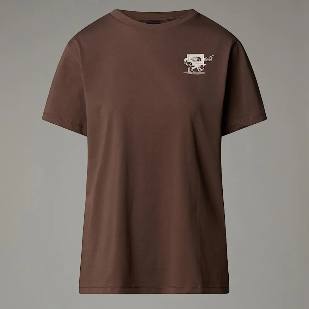 Camiseta Holgada Cartoon Para Mujer-The North Face