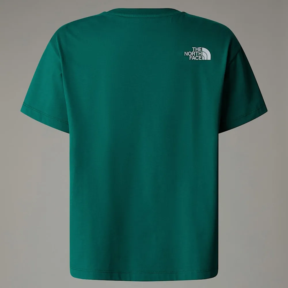 Camiseta Holgada Con Estampado Gráfico Varsity Para Jóvenes-The North Face Online