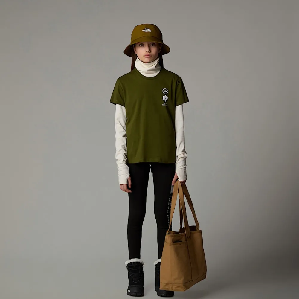 Camiseta Holgada Con Estampado Gráfico Flower Para Niña-The North Face Best