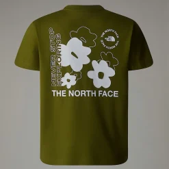 Camiseta Holgada Con Estampado Gráfico Flower Para Niña-The North Face Best