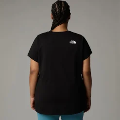 Camiseta Simple Dome De Talla Grande Para Mujer-The North Face
