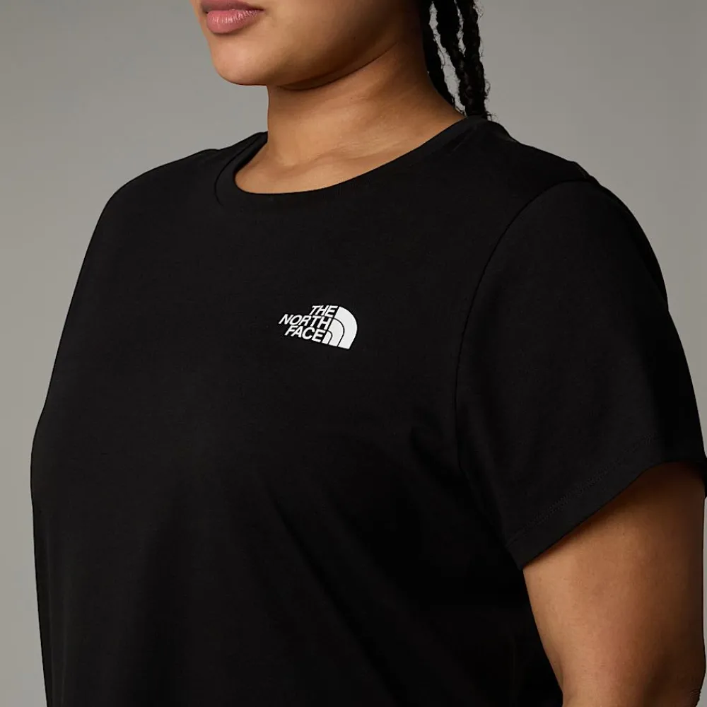 Camiseta Simple Dome De Talla Grande Para Mujer-The North Face