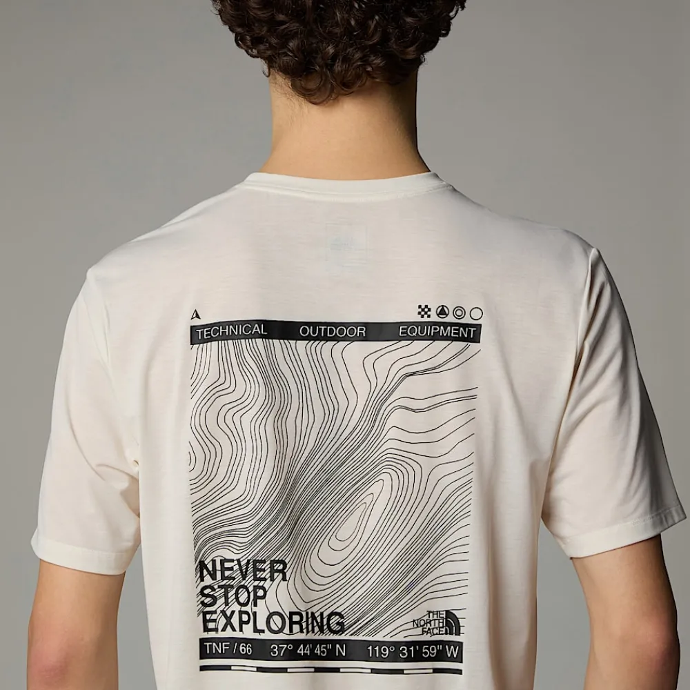 Camiseta Topographic Foundation Para Hombre-The North Face Hot
