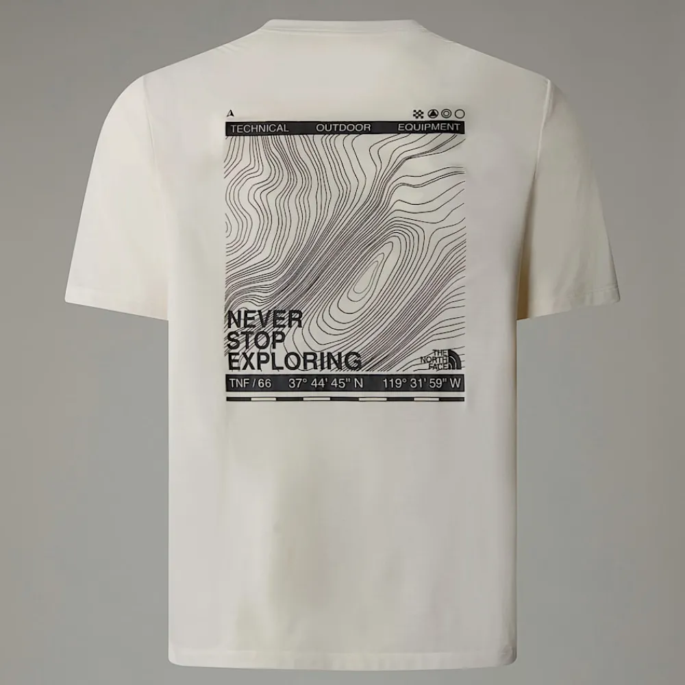 Camiseta Topographic Foundation Para Hombre-The North Face Hot