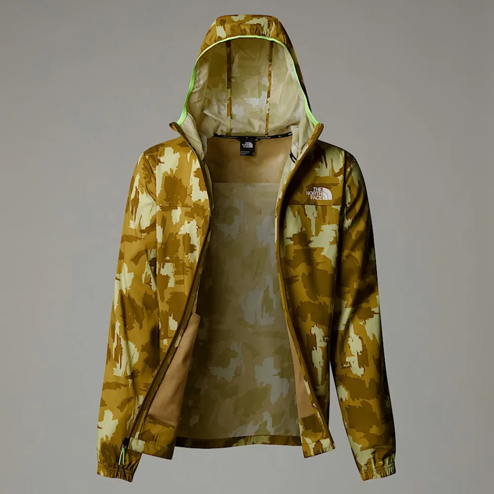 Chaqueta Cortavientos Estampada Con Capucha Para Hombre-The North Face Clearance