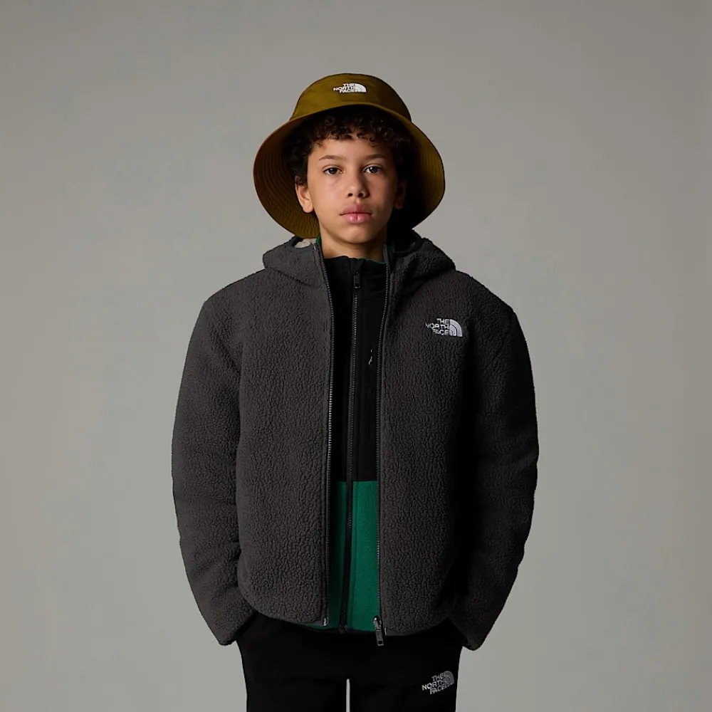 Chaqueta Reversible Con Capucha Y Cremallera Integral Shasta Para Niño-The North Face New