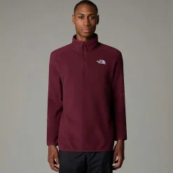 Forro Polar Con Cremallera De 1/4 Glacier 100 Para Hombre-The North Face