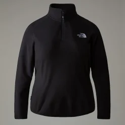 Forro Polar Con Cremallera De 1/4 Glacier 100 De Talla Grande Para Mujer-The North Face Outlet