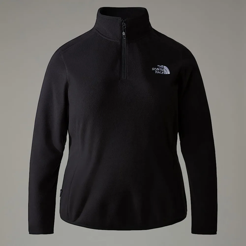 Forro Polar Con Cremallera De 1/4 Glacier 100 De Talla Grande Para Mujer-The North Face Outlet