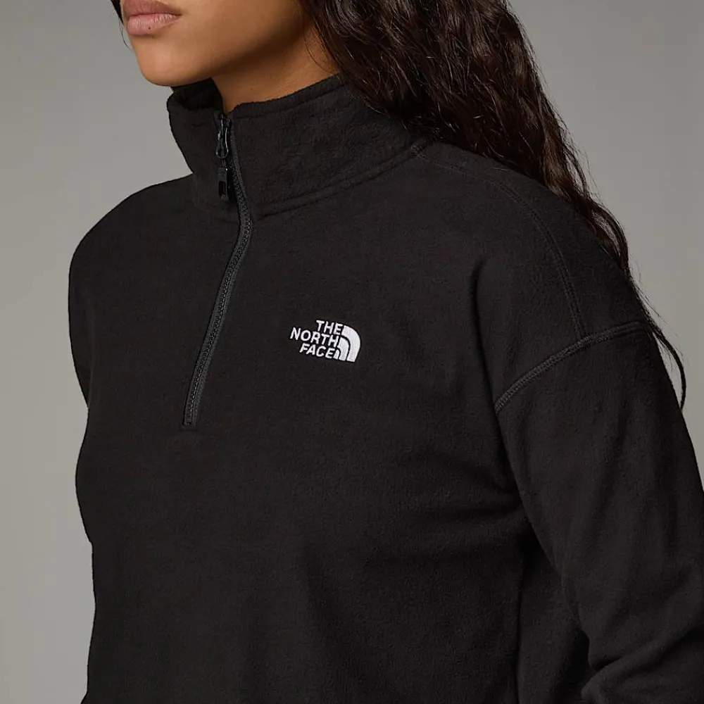 Forro Polar Corto Con Cremallera De 1/4 Glacier 100 Para Mujer-The North Face New