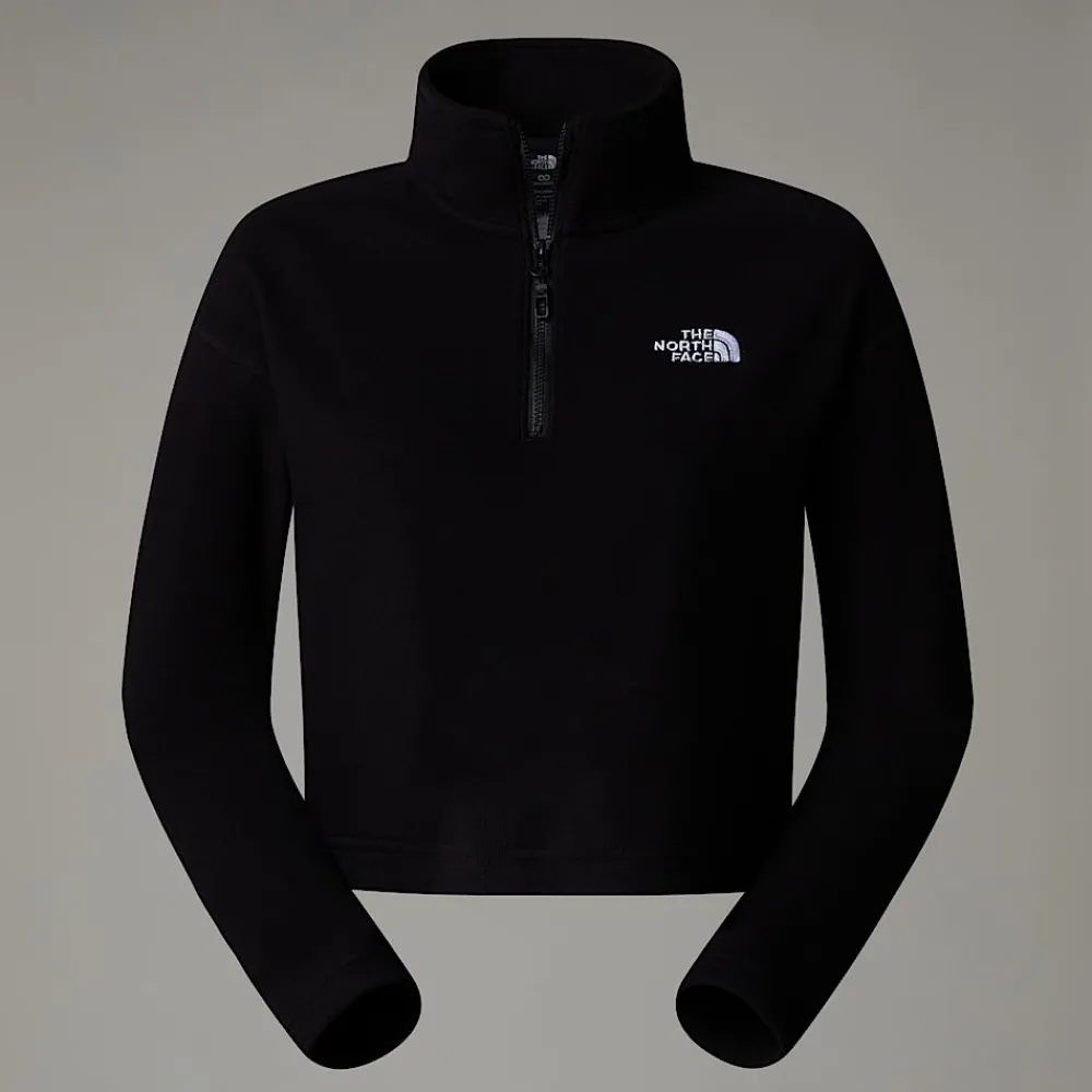 Forro Polar Corto Con Cremallera De 1/4 Glacier 100 Para Mujer-The North Face New
