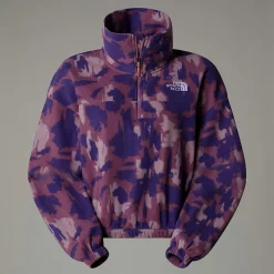 Forro Polar Estampado Con Cremallera De 1/4 Para Mujer-The North Face Outlet