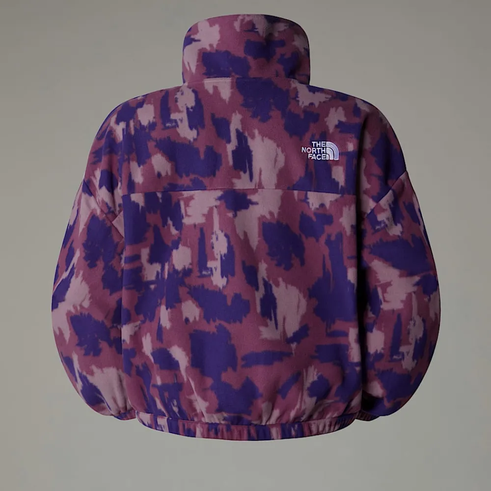 Forro Polar Estampado Con Cremallera De 1/4 Para Mujer-The North Face Outlet