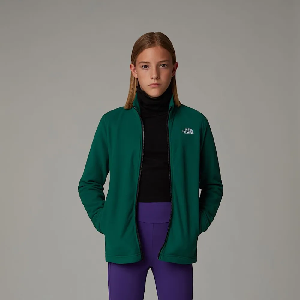 Forro Polar Glacier Zip-In Para Jóvenes-The North Face New