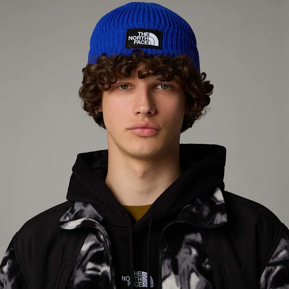 Gorro De Punto Elástico Con Borde Y Logotipo De TNF-The North Face Hot