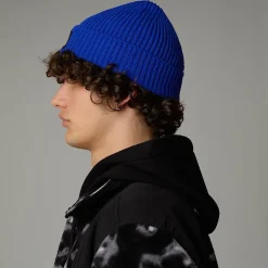 Gorro De Punto Elástico Con Borde Y Logotipo De TNF-The North Face Hot