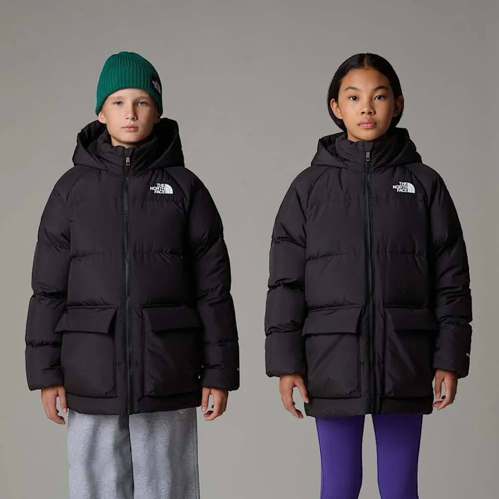 Parka Corta De Plumón Con Forro Polar North Para Jóvenes-The North Face Outlet