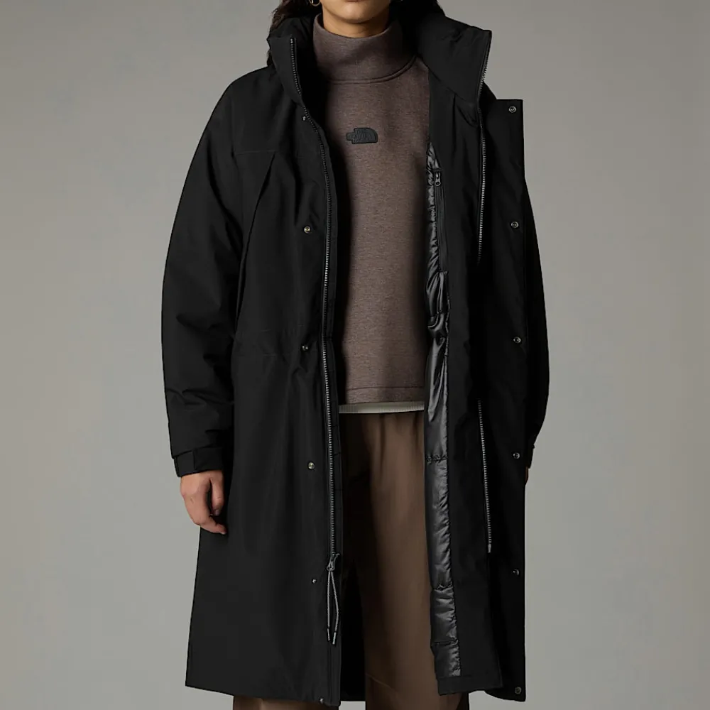 Parka Larga Acolchada Para Mujer-The North Face Clearance
