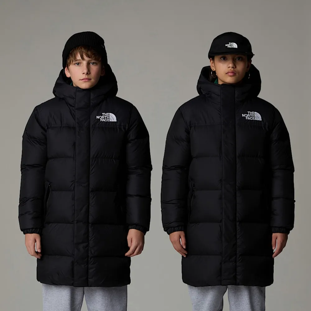 Parka Larga Nuptse Para Jóvenes-The North Face Clearance
