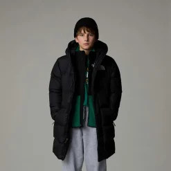 Parka Larga Nuptse Para Jóvenes-The North Face Clearance