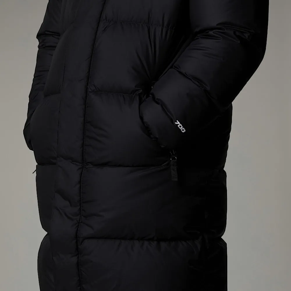 Parka Larga Nuptse Para Jóvenes-The North Face Clearance