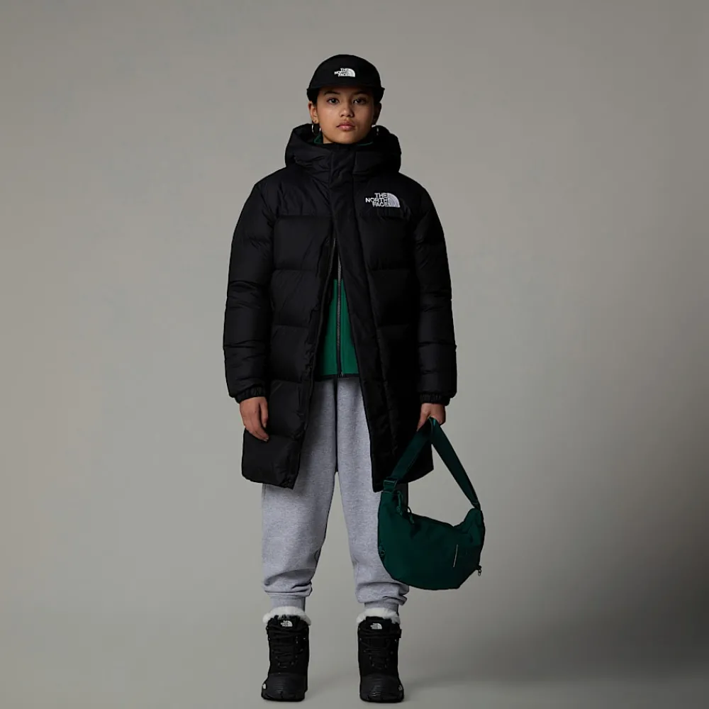 Parka Larga Nuptse Para Jóvenes-The North Face Clearance