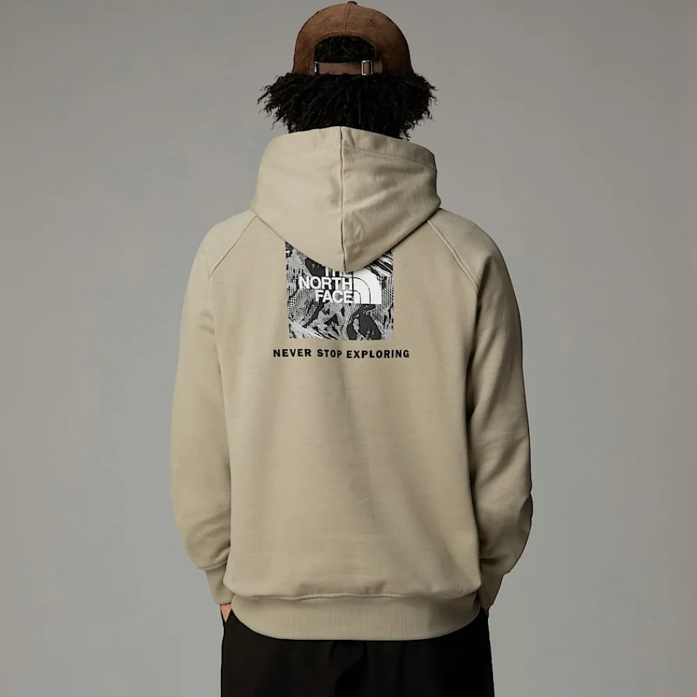 Sudadera Con Capucha, Manga Raglán Estampado Gráfico Para Hombre-The North Face Sale