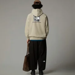 Sudadera Con Capucha, Manga Raglán Estampado Gráfico Para Hombre-The North Face Sale