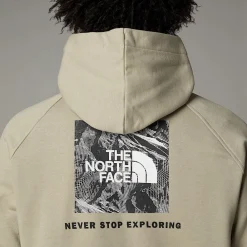 Sudadera Con Capucha, Manga Raglán Estampado Gráfico Para Hombre-The North Face Sale