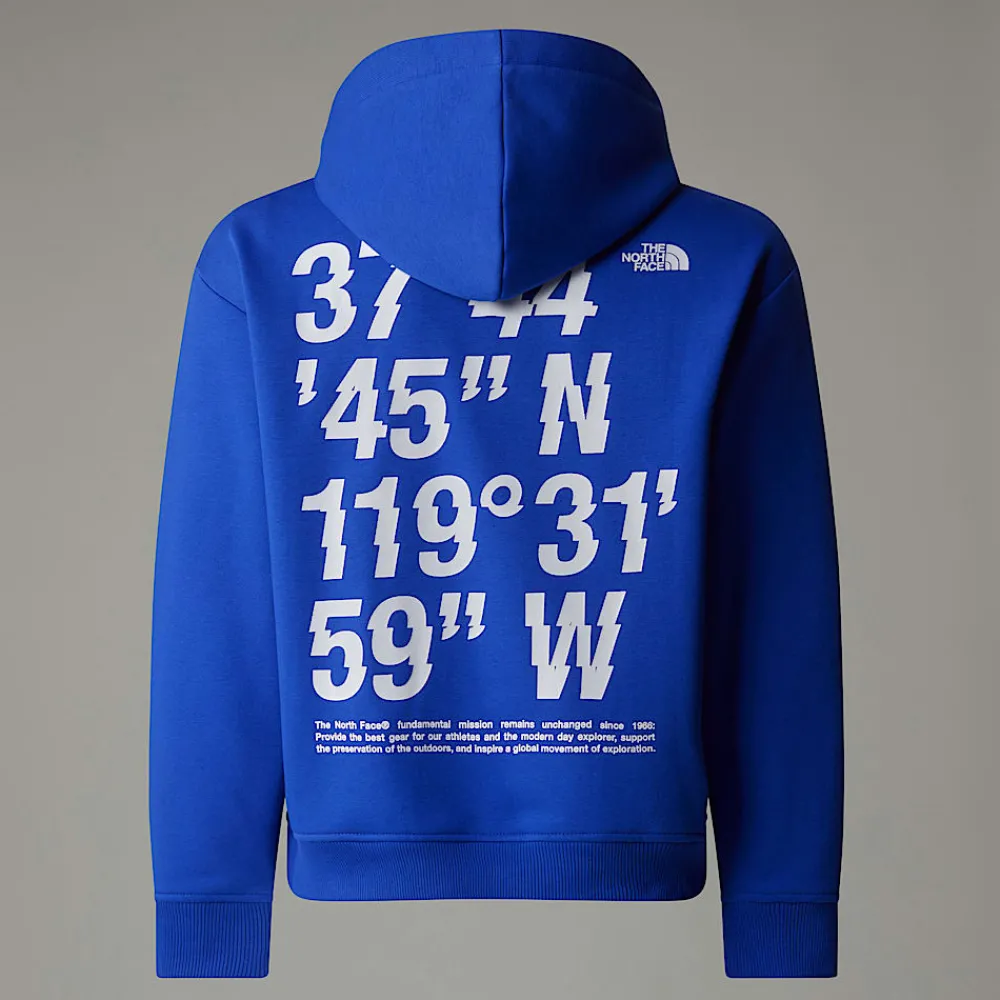 Sudadera Holgada Con Capucha Y Estampado Gráfico Coordinates Para Niño-The North Face Outlet