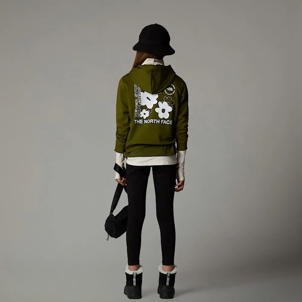 Sudadera Holgada Con Estampado Gráfico Flower Para Niña-The North Face